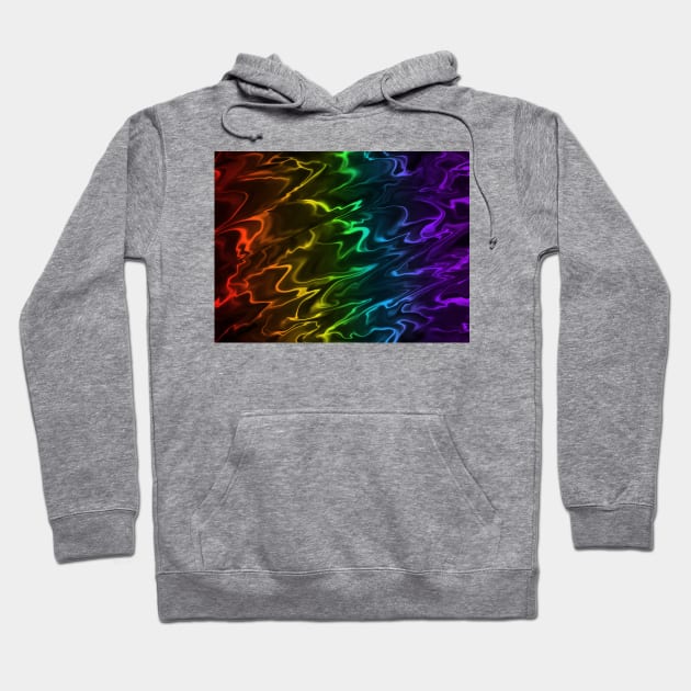 Rainbow liquify Hoodie by tothemoons